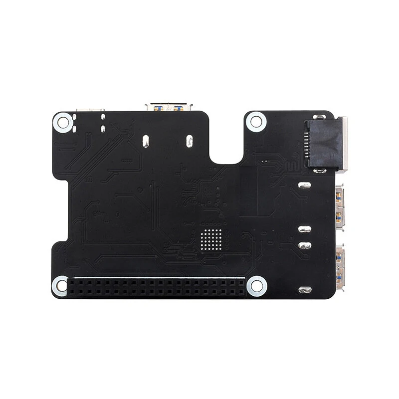 Raspberry Pi 5 PCIe to Gigabit Ethernet and USB 3.2 Gen1 HAT 3xUSB 3.2 Gen1 Gigabit Ethernet Pi5 PCIe HAT Expansion Board Plug and Play — view 5