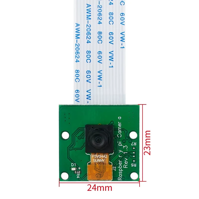 Raspberry Pi 5MP Camera OV5647 Webcam 65° 120° Auto Fixed Focus Camera Module with 15cm FFC for Raspberry Pi 4B — view 4