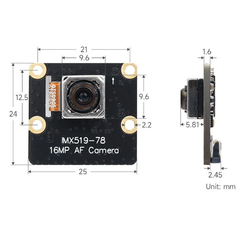 Raspberry Pi Camera 16MP IMX519 HD Module Auto Focus Compatible with 4B/Zero 2W — view 5
