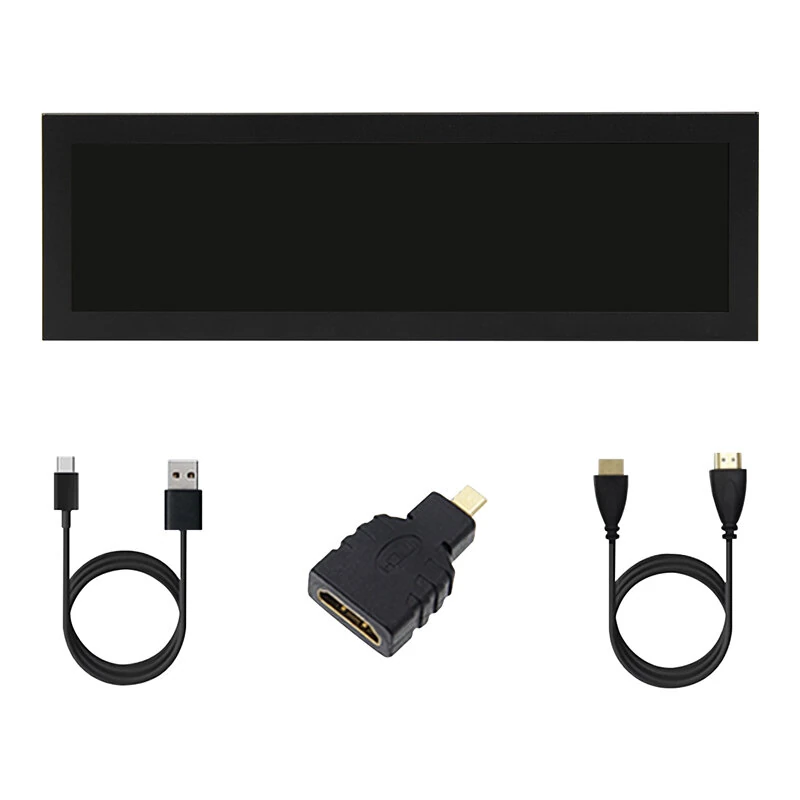 Raspberry Pi Compatible 8.8 Inch High Definition Multimedia Interface Touch Screen Display 480x1920 IPS Panel USB Type-C  Wide Viewing Angle Gaming Monitor — view 2
