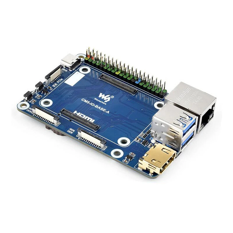 Raspberry Pi Compute Module 5 Expansion Board Dual 4K HD Multimedia Interface USB 3.2 PCIe Gigabit Ethernet GPIO TF Card Slot — Raspberry Pi