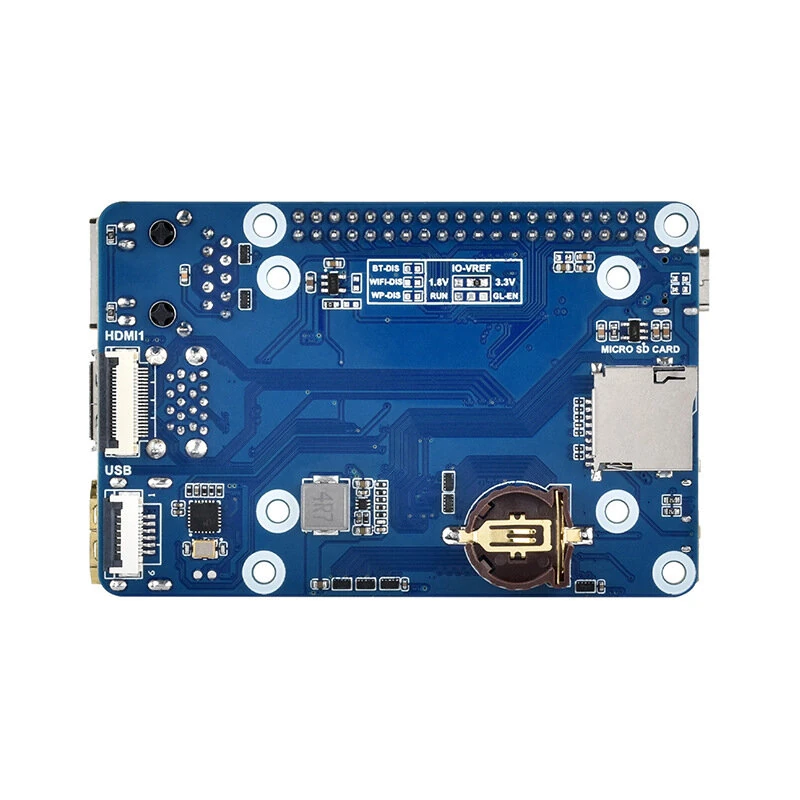 Raspberry Pi Compute Module 5 Expansion Board Dual 4K HD Multimedia Interface USB 3.2 PCIe Gigabit Ethernet GPIO TF Card Slot — view 5