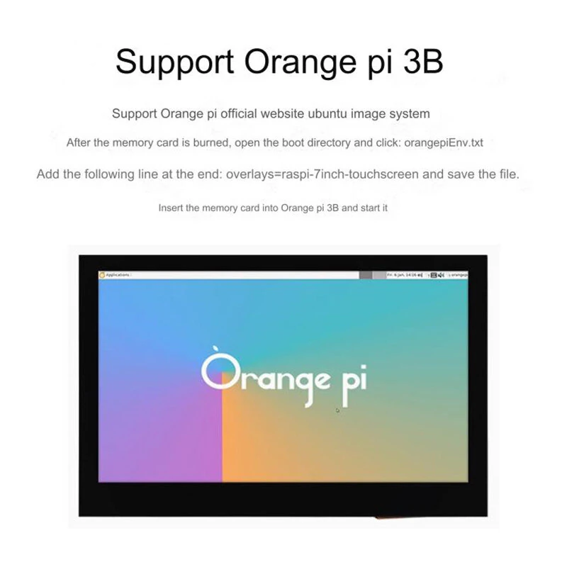 Raspberry Pi IPS Touch Screen 4.3/5/7 Inch MIPI DSI Display Compatible with Raspberry Pi 4B/3B/2B Orange Pi 3B Retropie Gaming — view 4