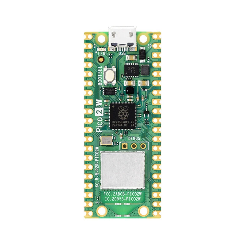 Raspberry Pi Pico 2W Microcontroller RP2350 Dual-Core Cortex-M33 Hazard3 RISC-V 2.4GHz Wi-Fi Bluetooth 5.2 Development Board — view 6