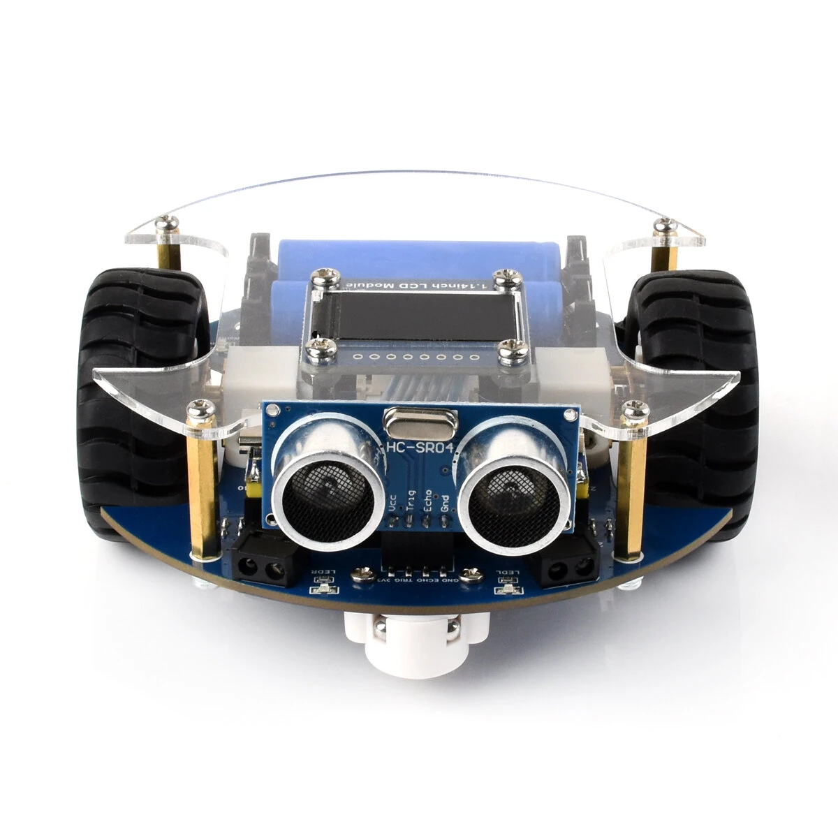 Raspberry Pico2Go Mobile Robot Based On RP2350-Plus Self Driving Remote Control with Control Board DIY Smart Car Kit — view 2