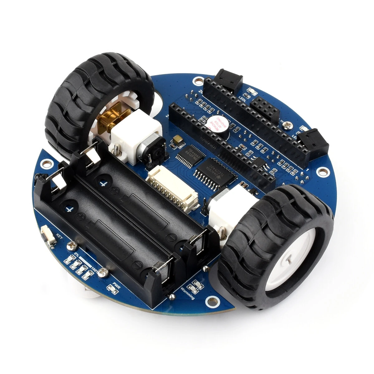 Raspberry Pico2Go Mobile Robot Based On RP2350-Plus Self Driving Remote Control with Control Board DIY Smart Car Kit — view 4