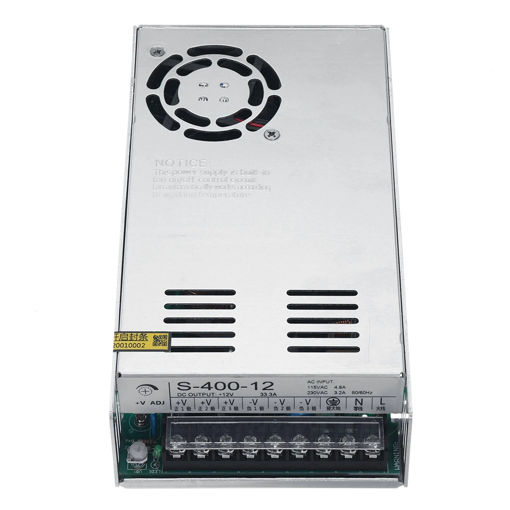 RD6006/RD6006-W LED Switching Power Supply S-400W-48V/DC12V/24V/36V/60V 8.3A-33.3A Support Monitoring Transformer Lighting — view 3