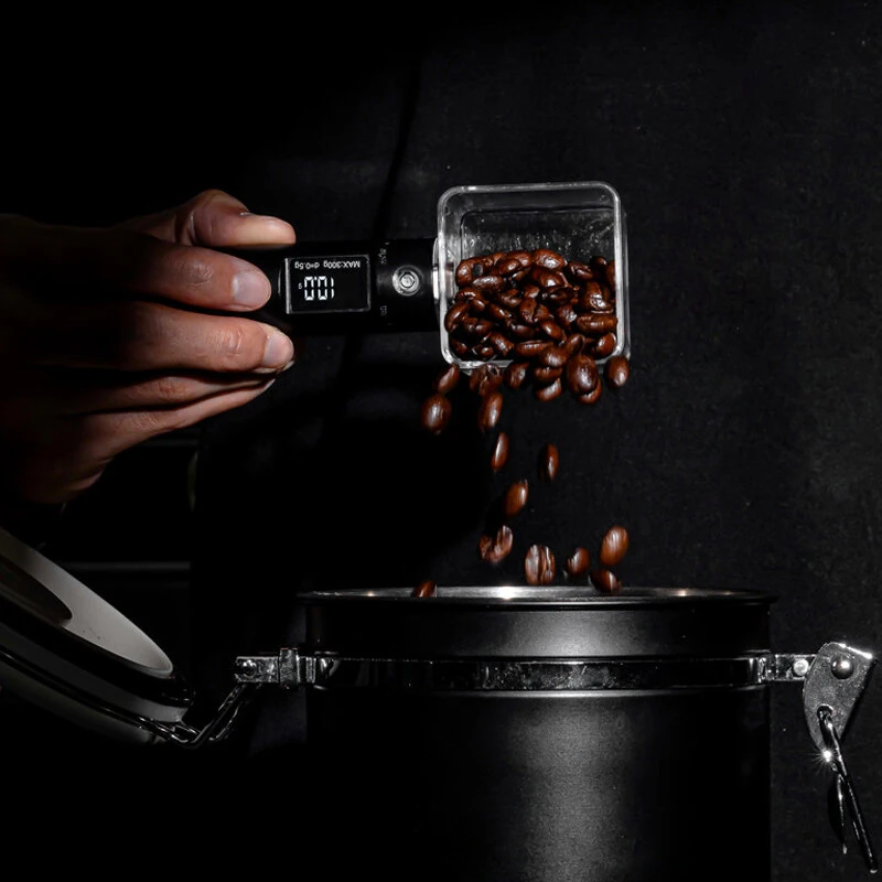 Rechargeable Coffee Bean Measuring Spoon Portable Electronic Coffee Scale Measuring Spoon Built-in Level Gram Scale Rechargeable Detachable Coffee Bean Measuring Spoon — view 4