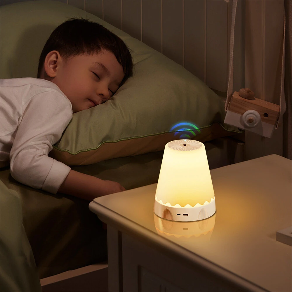 Rechargeable LED Table Light Three Levels of Adjustable Height  Bedsides Room Night Stand Warm Reading Light Bedroom Night Lights Home Decor Desk Light — view 8
