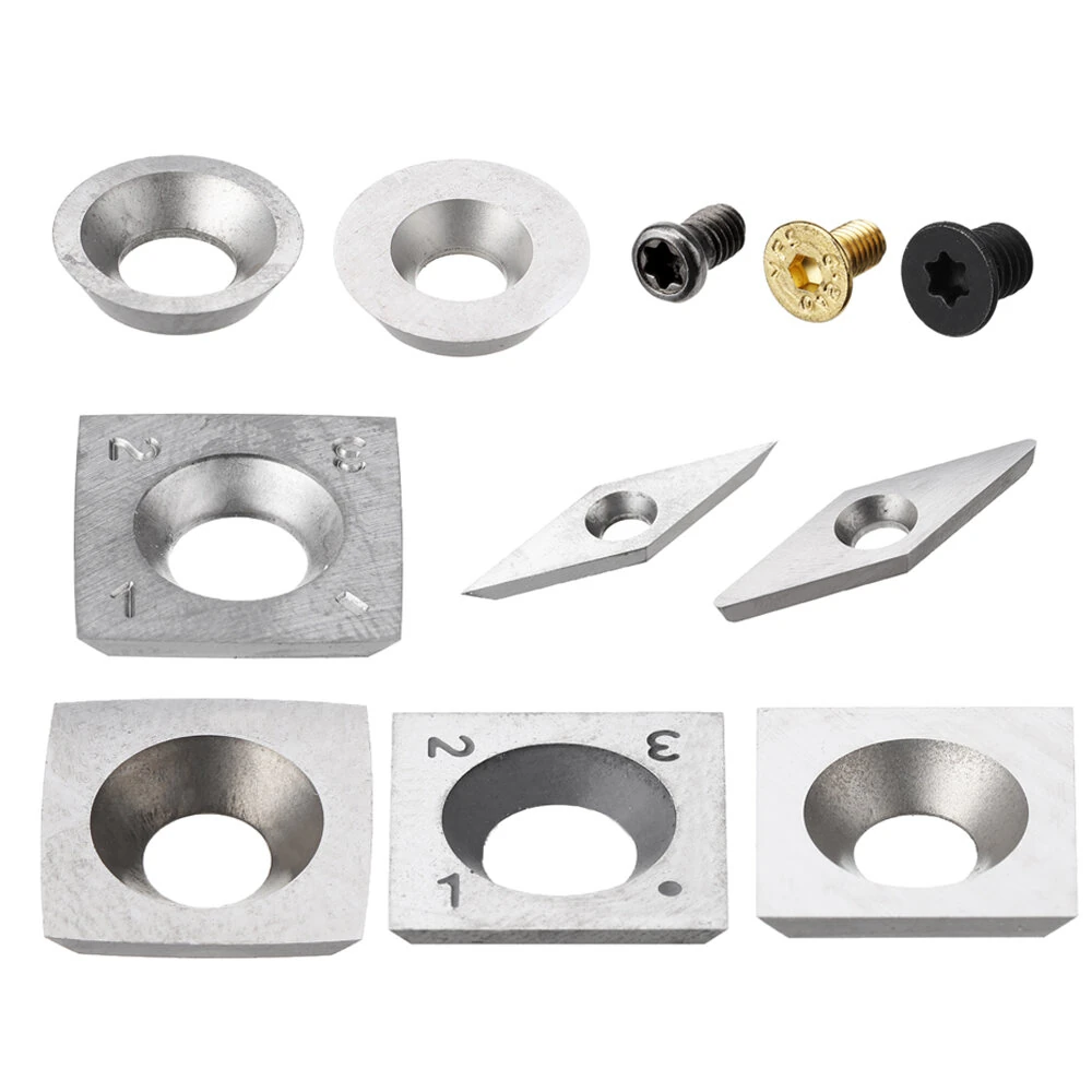 Red Arrow Wood Carbide Insert Cutters Screws DIY Wood Turning Tool Woodworking Lathe Tools — view 2