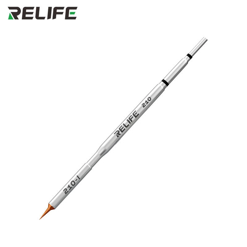 RELIFE 210 Soldering Iron Tips Set With Handle 0.1mm Replaceable Tip For Micro Soldering Phone Screen Flying Jumper Wire Welding — view 3