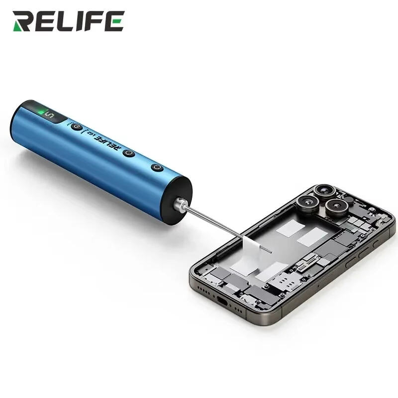 RELIFE LG2 Gear Glue Removal Machine 5V 1A Five-Speed Adjustment Compact Design Hardened Glue Removal Needle OCA Adhesive Screen Repair Tool