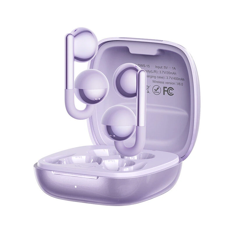 RemaxOWS-15 OWS Earbuds Wireless bluetooth V6.0 Earphones HiFi Stereo ENC Noise Cancelling Earclips Sports Headphones with Mic — view 4