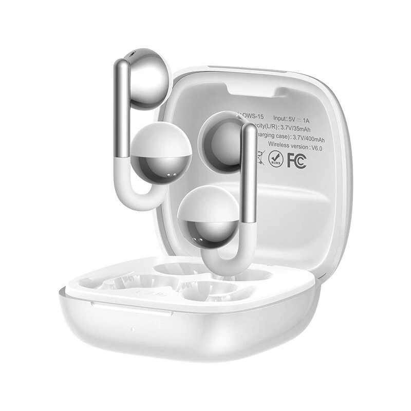 RemaxOWS-15 OWS Earbuds Wireless bluetooth V6.0 Earphones HiFi Stereo ENC Noise Cancelling Earclips Sports Headphones with Mic — view 5