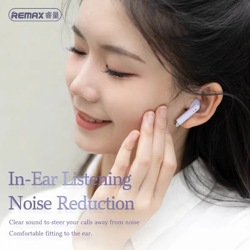 REMAXTWS-19 TWS Earbuds bluetooth Earphone 13mm Copper Coils Bass 25H Playback Low Game Delay Semi-in-ear Sports Headphones — view 6