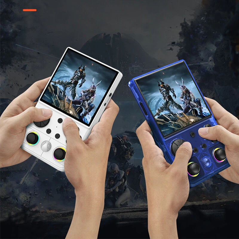 RG4ZB 64G Open Source Handheld Game Console 4-Inch IPS Screen RK3326 Quad Core WiFi Multiplayer 3000mAh Battery Retro Emulator Built-in 15000+ Games Portable Classic Games Console — view 4