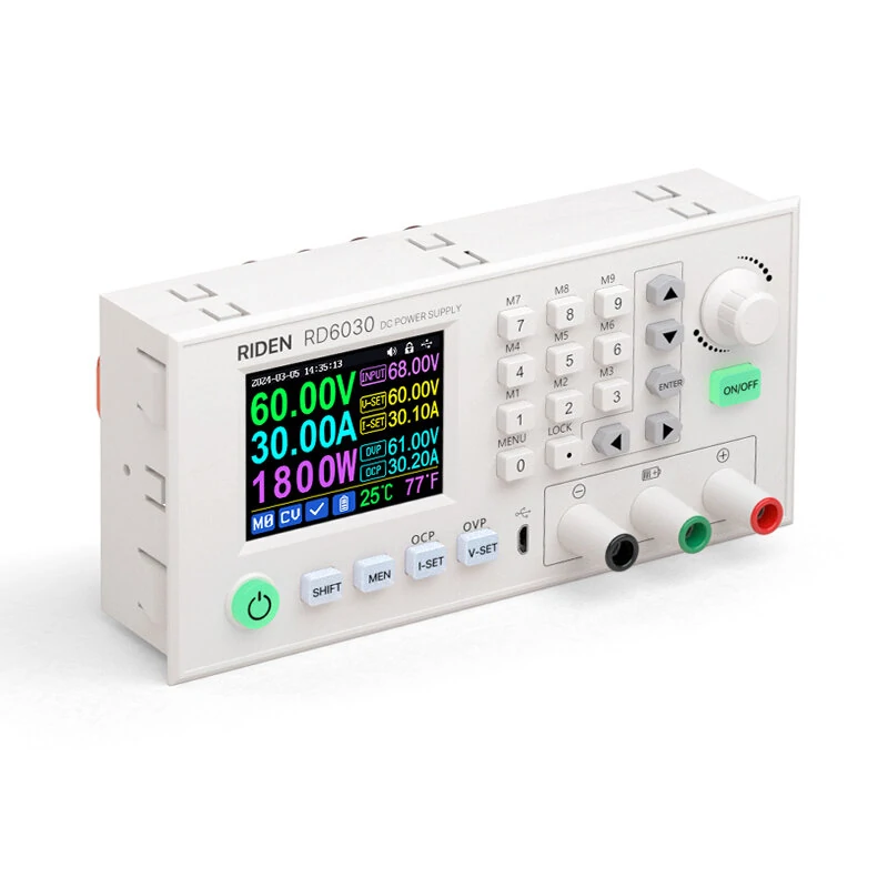 RIDEN RD6030/W 60V 30A DC Voltage Step-down Stabilized Lab Power Supply Module Buck Adjustable Converter Battery Charging — view 2
