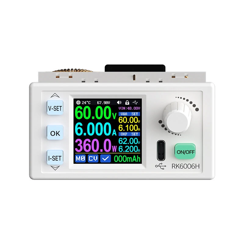 RIDEN RK6006H/BT 60V 6A 360W Step Up Step Down Voltage Module Adjustable Digital Control DC Regulated Power Supply Constant Voltage Current Meter