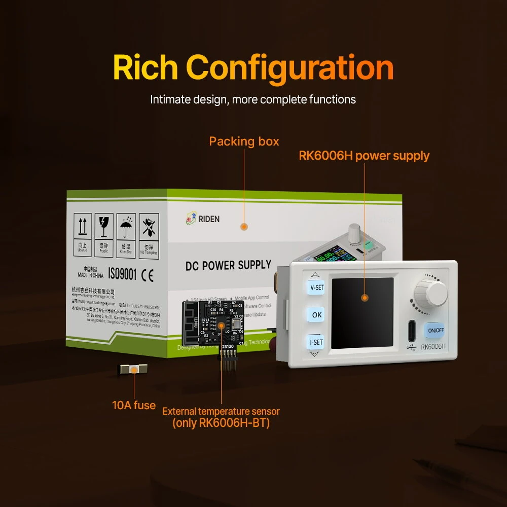 RIDEN RK6006H/BT 60V 6A 360W Step Up Step Down Voltage Module Adjustable Digital Control DC Regulated Power Supply Constant Voltage Current Meter — view 5
