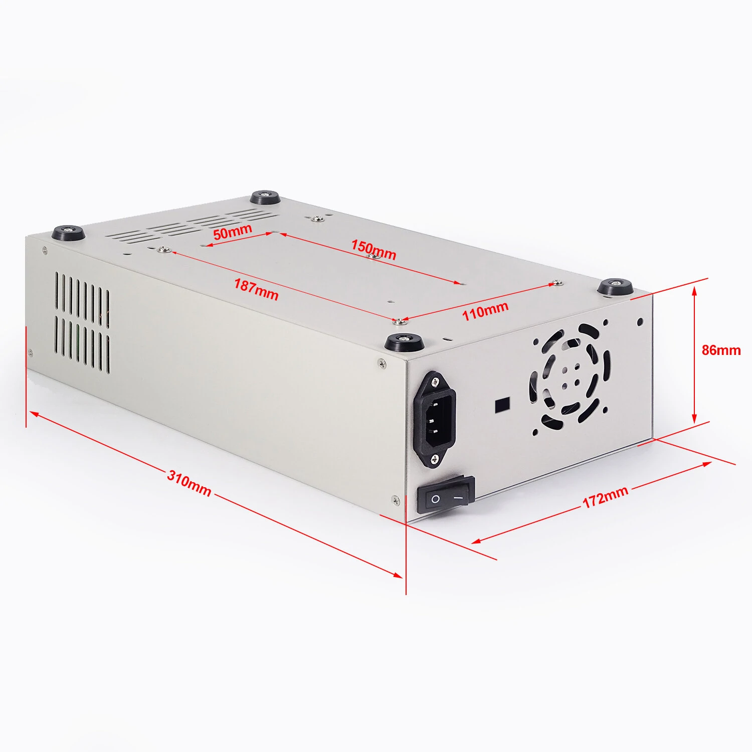 RIDEN® RD6018 RD6018W RD6024 RD6024W RD6030 Digital Switching Power Supply Case S800 Shell For Voltage Converter — view 5
