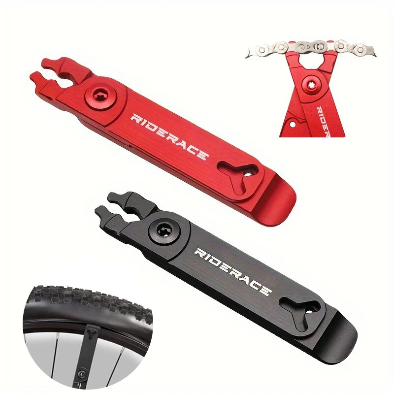 RIDERACE Aluminum Alloy Bicycle Chain Pliers Mini MTB Bike Quick Removal Install Plier Cycling Chain Buckle Open Close Clamp Repair Tools — RIDERACE