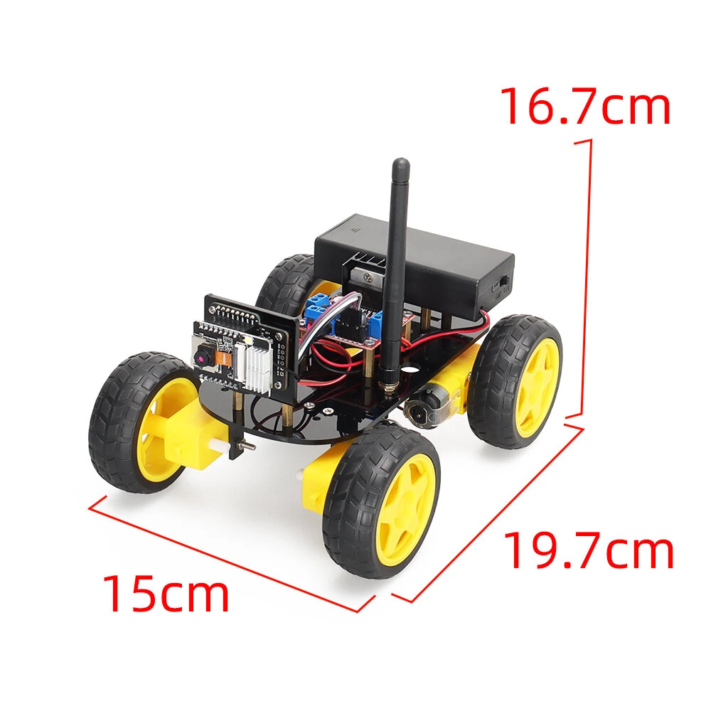 Robot Starter Kit For Arduino Programming with ESP32 Camera and Codes Learning Develop Skill Basic Version — view 4