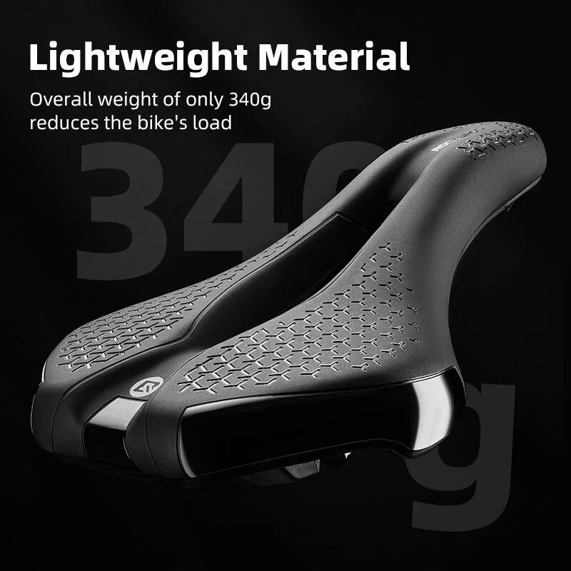 ROCKBROS Bicycle Saddle MTB Road Bike Soft Comfortable Competition Riding Hollow Seat Cushion Cycling Accessories — view 5