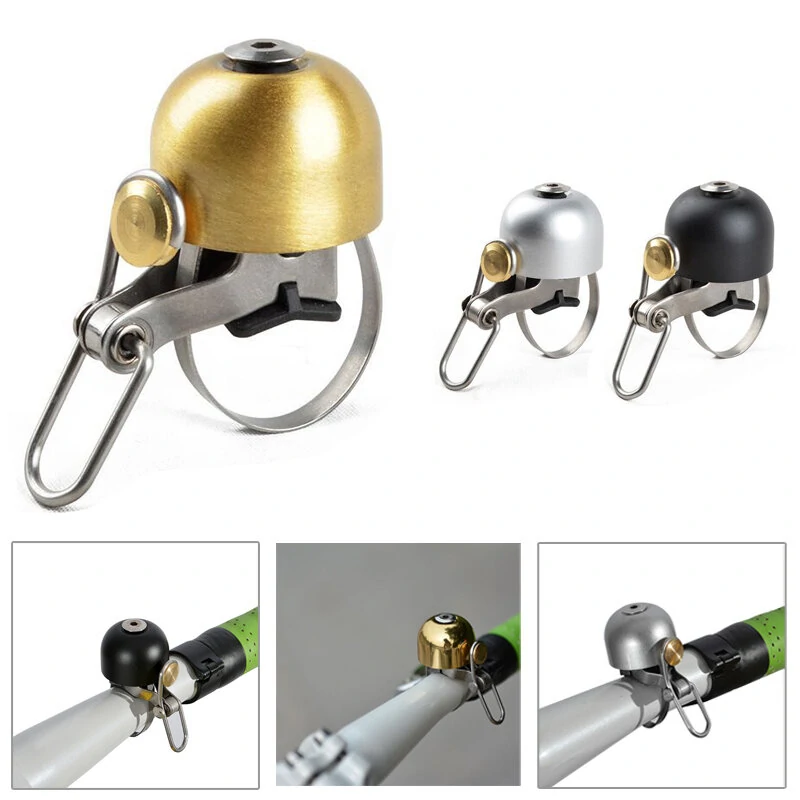 ROCKBROS Classical Stainless Bicycle Bell Horn Crisp Ringtone Melodious Sound Safety Mini Loud Bicycle Bell for Cycling — ROCKBROS