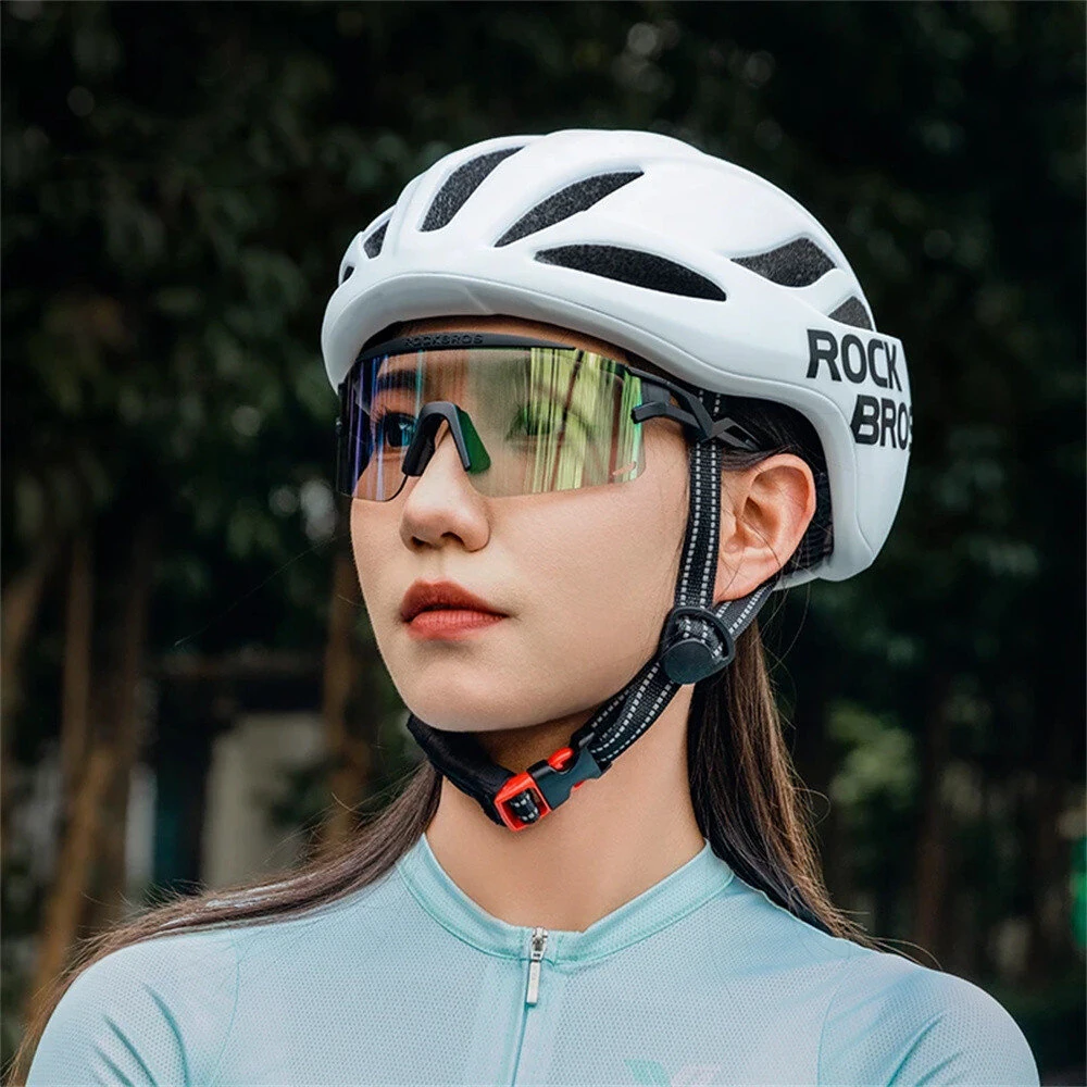 ROCKBROS﻿ Cycling Goggles Photochromic Anti-Fog Ultralight UV Protection Biking Glasses MTB Road Outdoor Sports Sunglasses — view 4