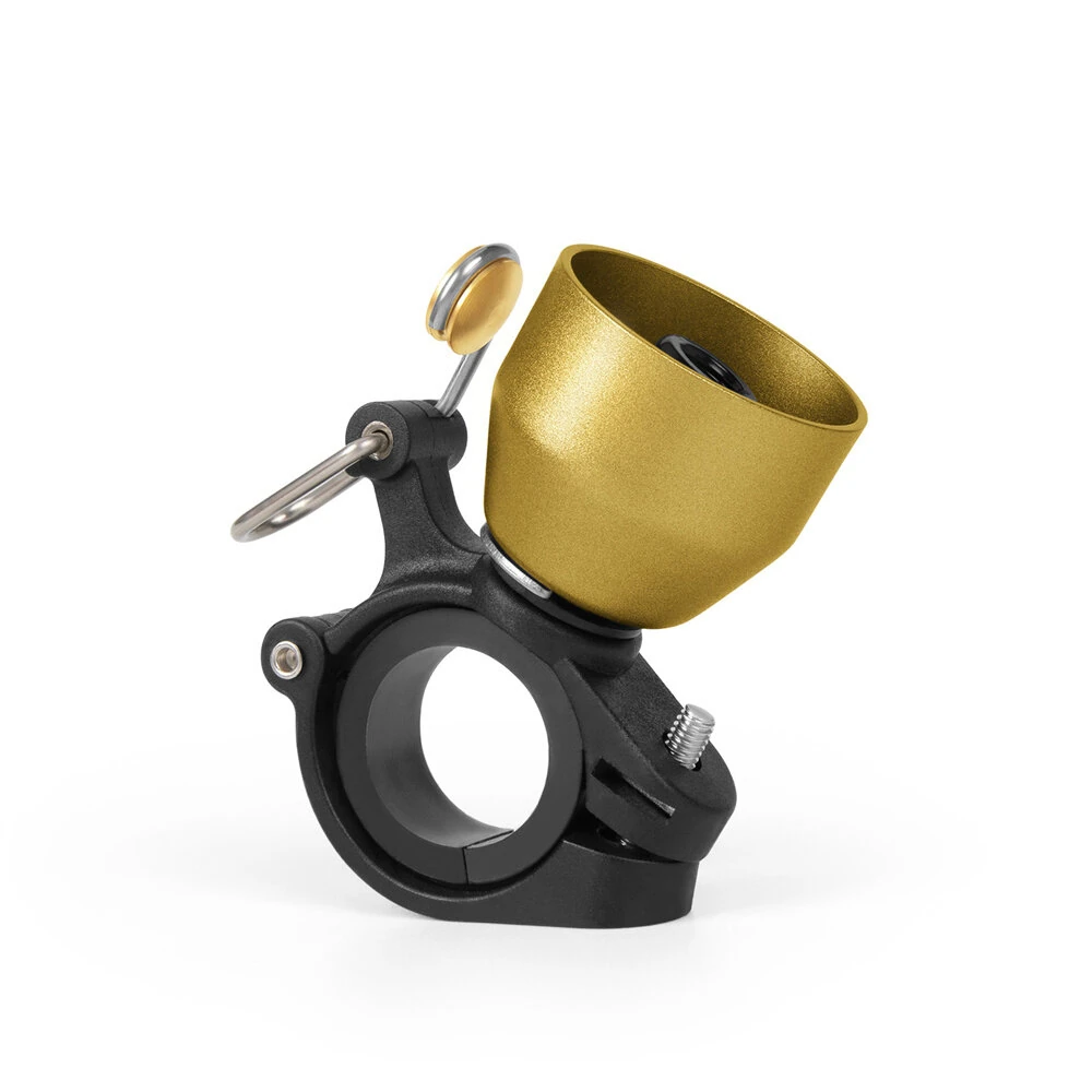 ROCKBROS Mini 90dB Press-type Bicycle Bell Retro High Decibel Crisp Cycling Horn for 22-31.8mm Bike Handlebars — view 8