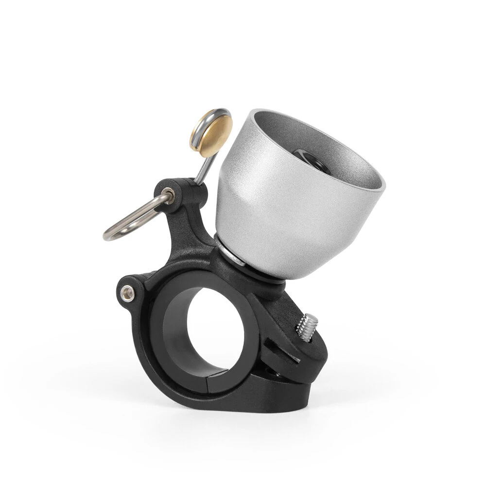 ROCKBROS Mini 90dB Press-type Bicycle Bell Retro High Decibel Crisp Cycling Horn for 22-31.8mm Bike Handlebars — view 9