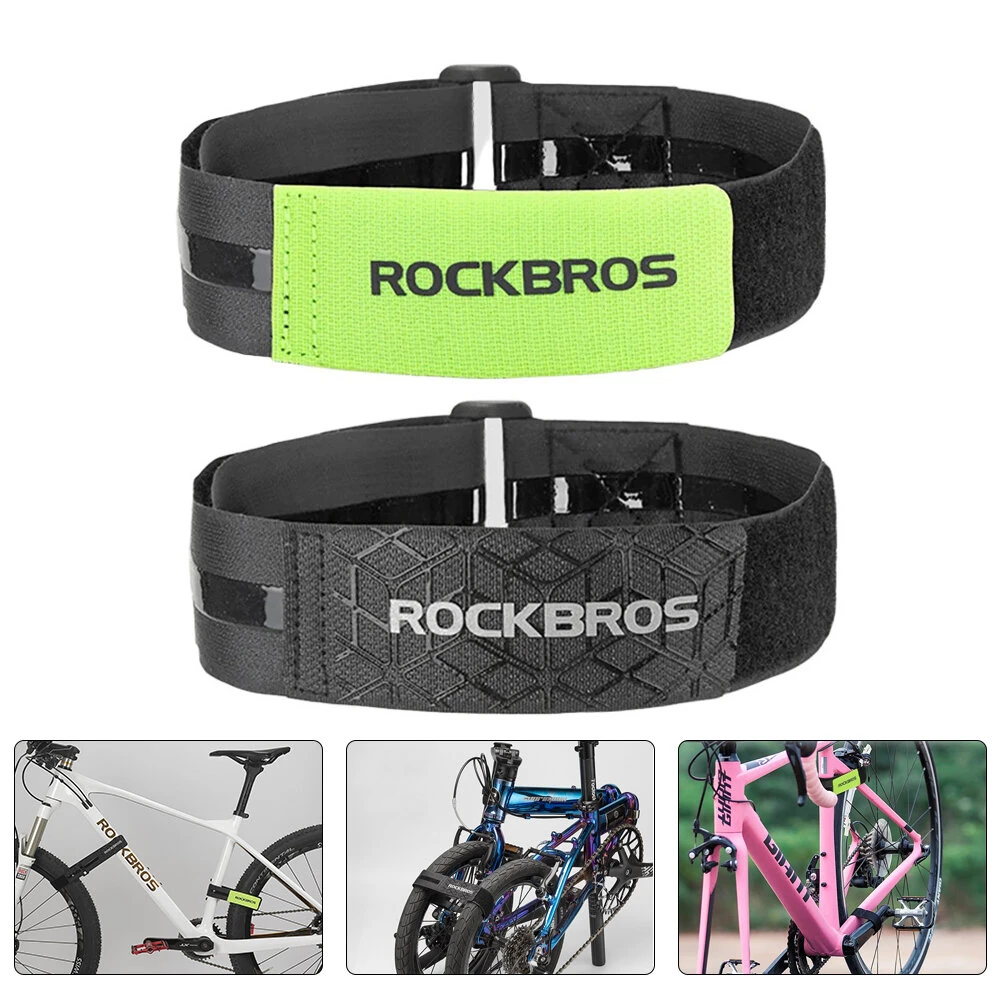 ROCKBROS Multi-Use Adjustable Bicycle Bundle Belt Portable Hook Loop Anti-Slip Outdoor Bundle Luggage Storage Bike Tire Fastening Strap — view 2