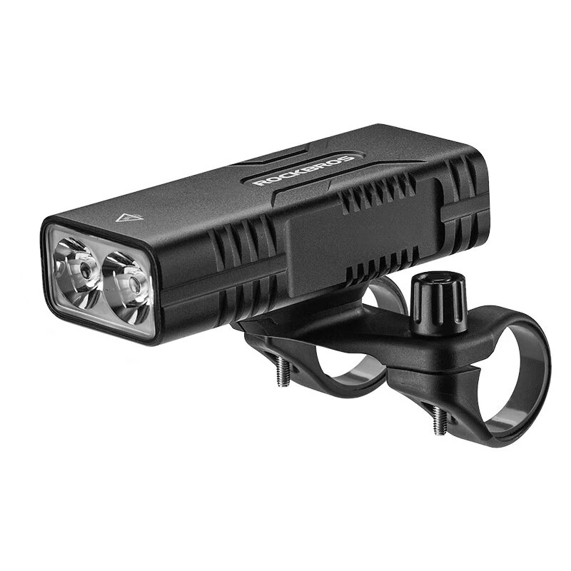 ROCKBROS Power Bank Bike Headlight 850Lm Lumens 10000mAh Battery Type-C Rechargeable IPX6 Waterproof 6 Light Modes Aluminum Alloy Bicycle Light Flashlight for Cycling — ROCKBROS