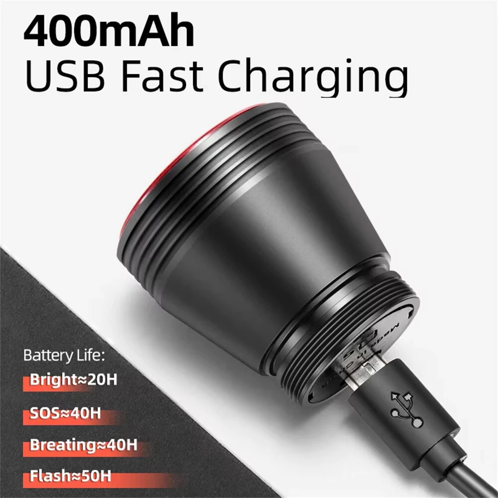ROCKBROS Q5 Smart Auto Brake Sensing Bicycle Taillight Vibration Sensor Wake-up IPX6 Waterproof USB Charging Bike Rear Light for Night Riding — view 7