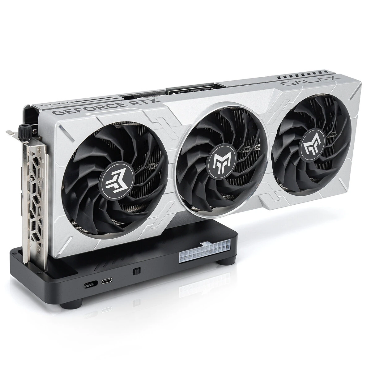 RONGDESON RDS003 External Graphics Card Dock Thunderbolt4 USB4 40Gbps PCIe 4.0x16 AMD NVIDIA GPU Compatibility Windows Linux Type-C Portable Aluminum Alloy Gaming AI eGPU Enclosure — RONGDESON