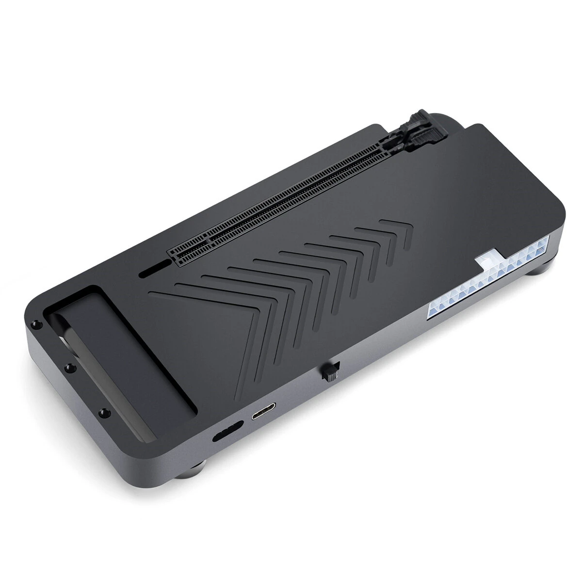 RONGDESON RDS003 External Graphics Card Dock Thunderbolt4 USB4 40Gbps PCIe 4.0x16 AMD NVIDIA GPU Compatibility Windows Linux Type-C Portable Aluminum Alloy Gaming AI eGPU Enclosure — view 5