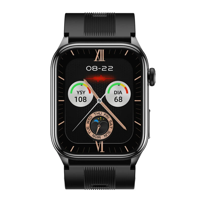 S101 2.06-inch AMOLED Display Air Pump Cuff Design ECG EDA Test NFC Function bluetooth Call Non-invasive Blood Glucose Body Compostion & BMI Measurement Emotion Fatigue Detection Heart Rate Blood Pressure Blood Oxygen Monitor Sleep Monitoring SOS Emergenc — view 9