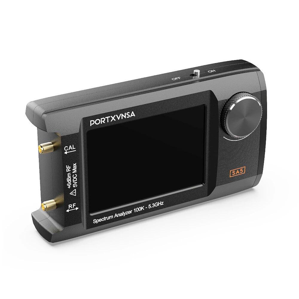 SA5 PORTXVNSA 4 inch IPS LCD Multi-function Handheld Spectrum Analyzer 100k-5.3GHz Signal Generator Spectrum Analysis Measuring — view 7