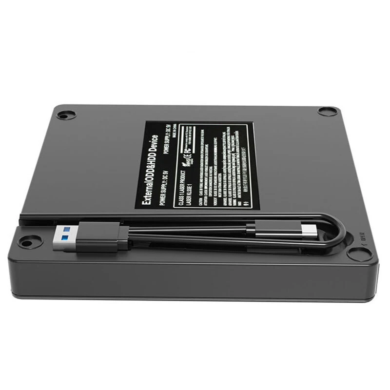 SC-003 USB Type-C External Optical Drives External DVD Burner Recorder CD Writer Reader CD Player Plug and Play Portable for PC Desktop Computer — view 3
