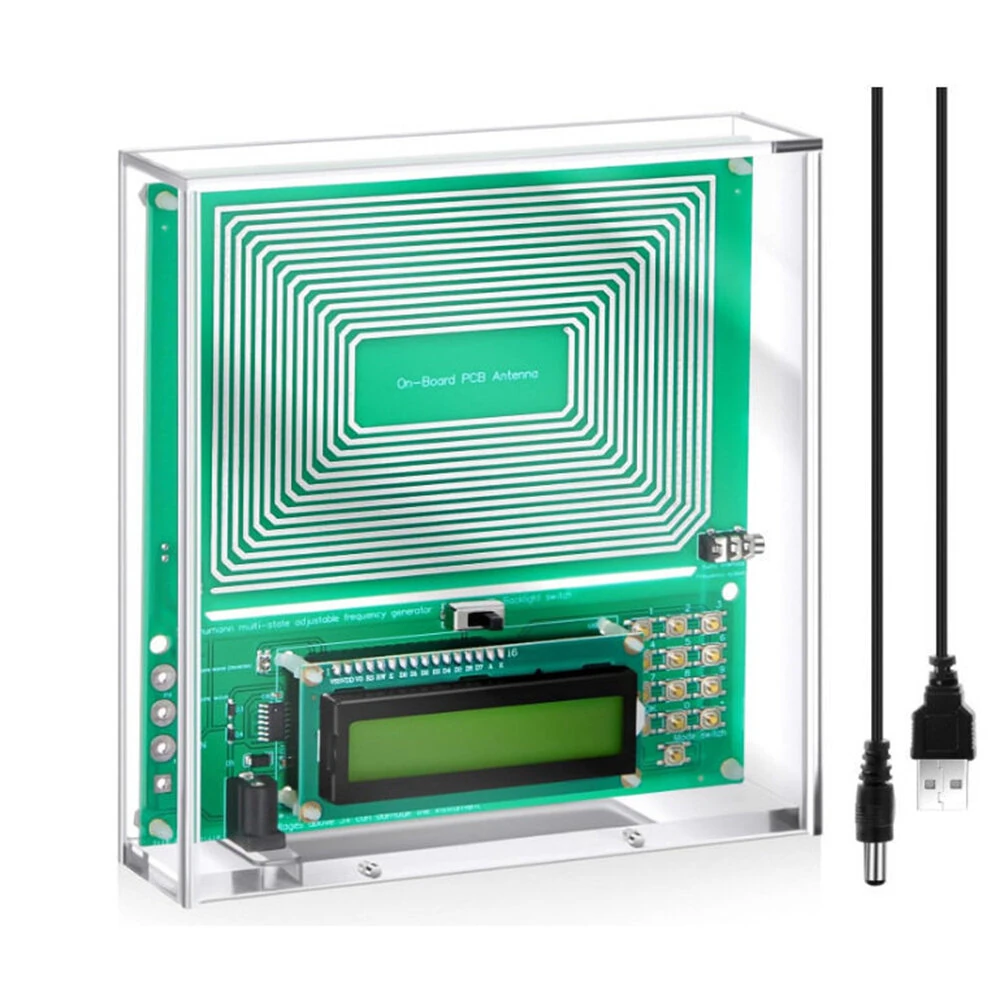 Schumann Wave Generator Adjustable Frequency Generator 0.01Hz to 100000Hz Pure Sine Wave Signal for Meditation Research Wellness Applications with Various Waveforms — view 2