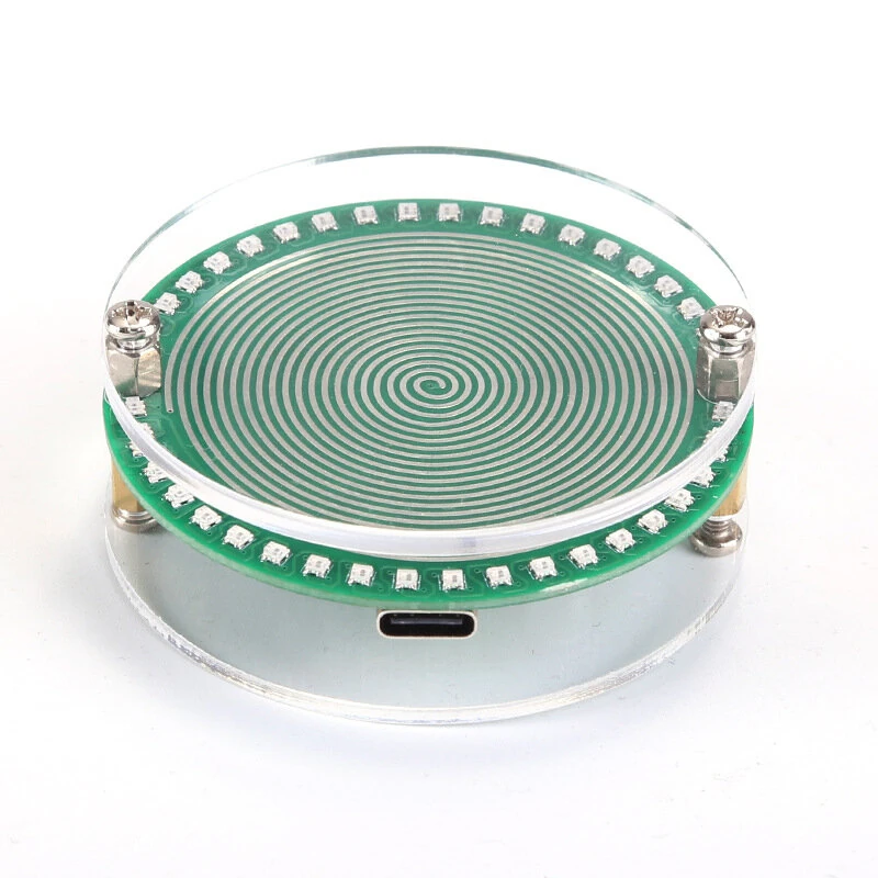 Schumann Wave Generator RGB LED Light Ambient Device 7.83Hz Pure Sine Wave Multi-Mode Lighting for Home Meditation