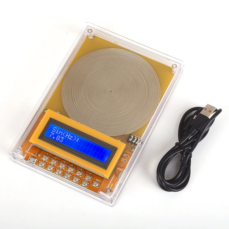 Schumann Wave Signal Generator 0.01Hz-100kHz Adjustable Pure Sine Wave Oscillator 7.83Hz Resonance Frequency Programmable Frequency Generator
