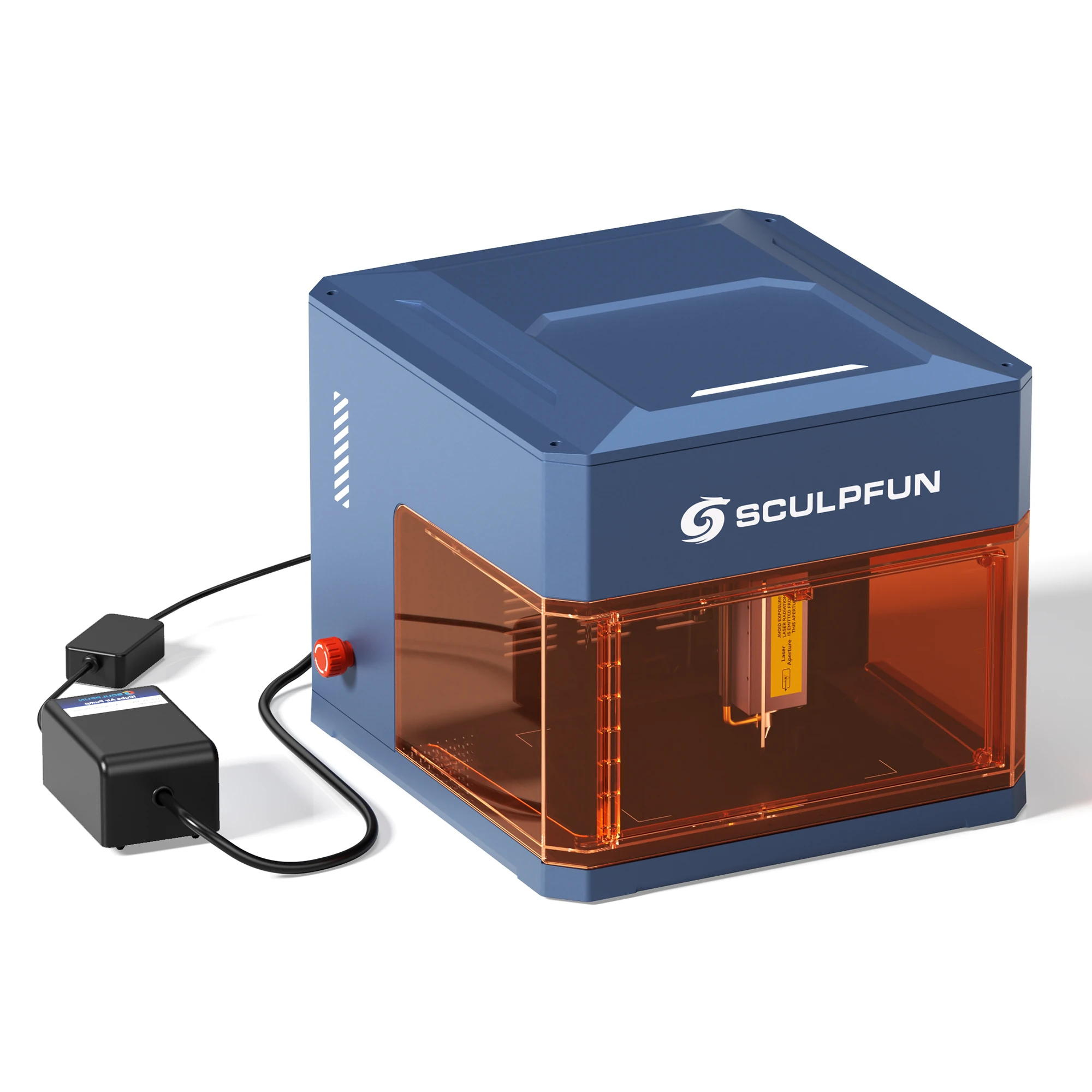 SCULPFUN iAP iCube Ultra Air Assist Kit with Low Noise Pump and Cutting Plate for Laser Engraving Cleaner Cuts Less Smoke Stain