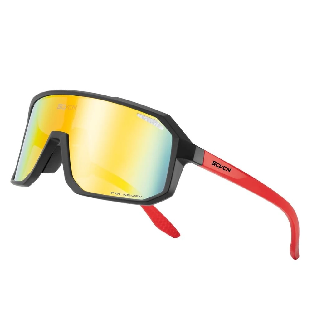 SCVCN UV400 Protection HD Polarized Cycling Sunglasses PC Colorful Sports Goggles for Outdoor Riding Fishing — SCVCN