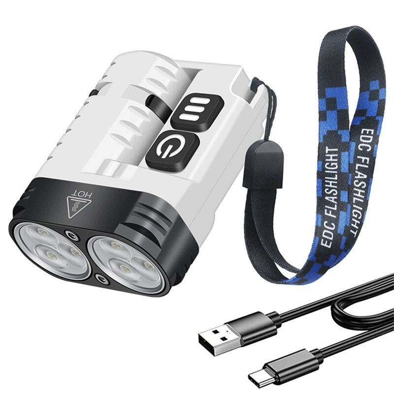 SEEKNITE U6 1600LM Mini Size High Lumen LED Keychain Flashlights U6 Super Bright Aluminum Alloy Housing Emergency Light IP68 Waterproof for Camping Hiking Lamp — SEEKNITE