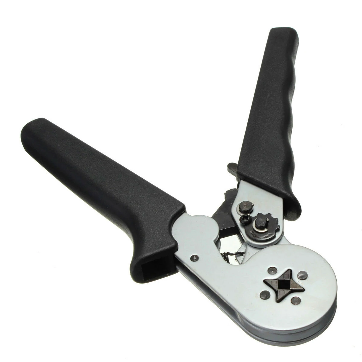 Self-Adjustable Terminal Crimping Tool with 0.08-6.0mm² Range Ergonomic Nylon Handle Uniform Pressure Crimp Ideal for Insulated and Non-insulated Wire Connections — view 3