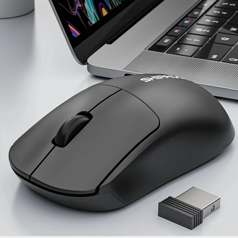 SHIPADOO W200 2.4G Wireless Mouse 1000DPI Ergonomics Laptop Tablet Desktop Gamer Mice Plug and Play — view 4