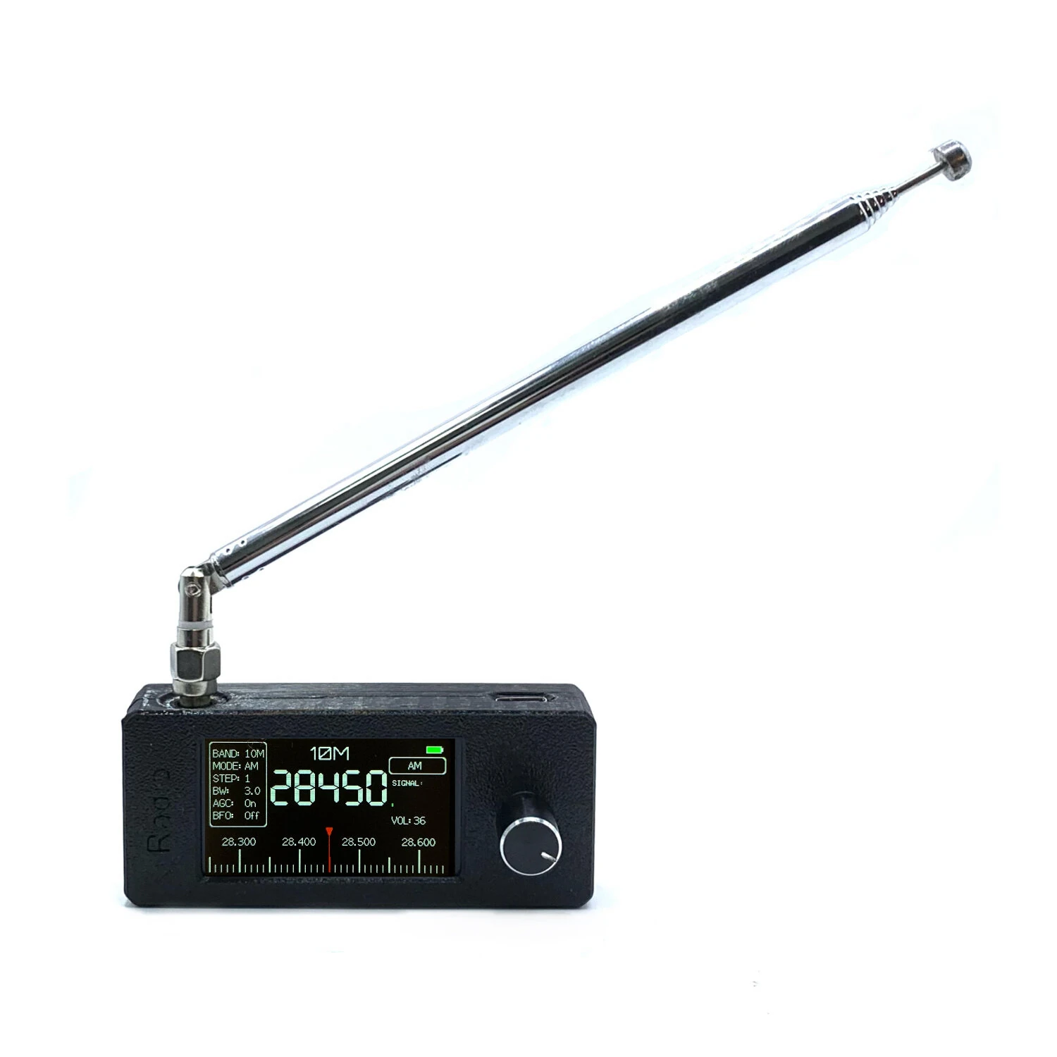 SI4732 Pocket Radio Receiver ESP32-S3 Control 1.9" IPS Display Full Band LSB USB AM FM 800mAh Battery — view 2
