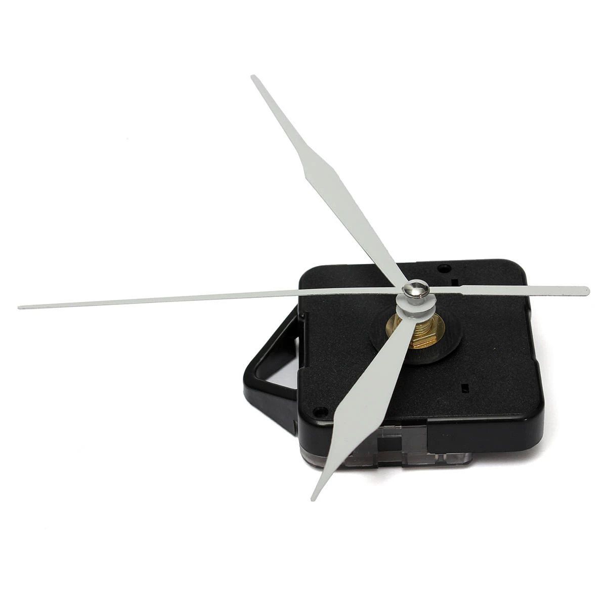 Silent Quartz Wall Clock Spindle Movement Mechanism Part Repair Tool White Hand — view 4