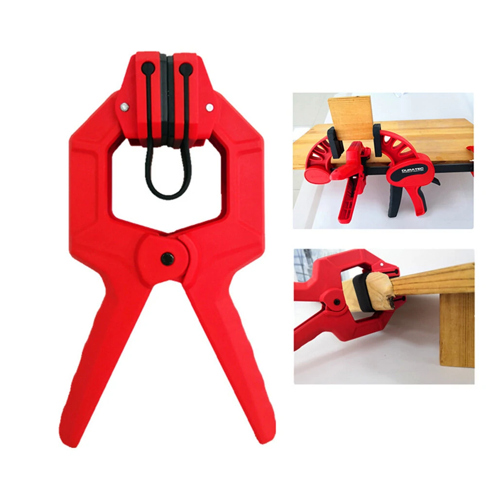 Single Hand F Clamp High Hardness Engineering Plastic G Style Design 50mm Maximum Opening Ideal for Woodworking and Model Aviation — Pricio